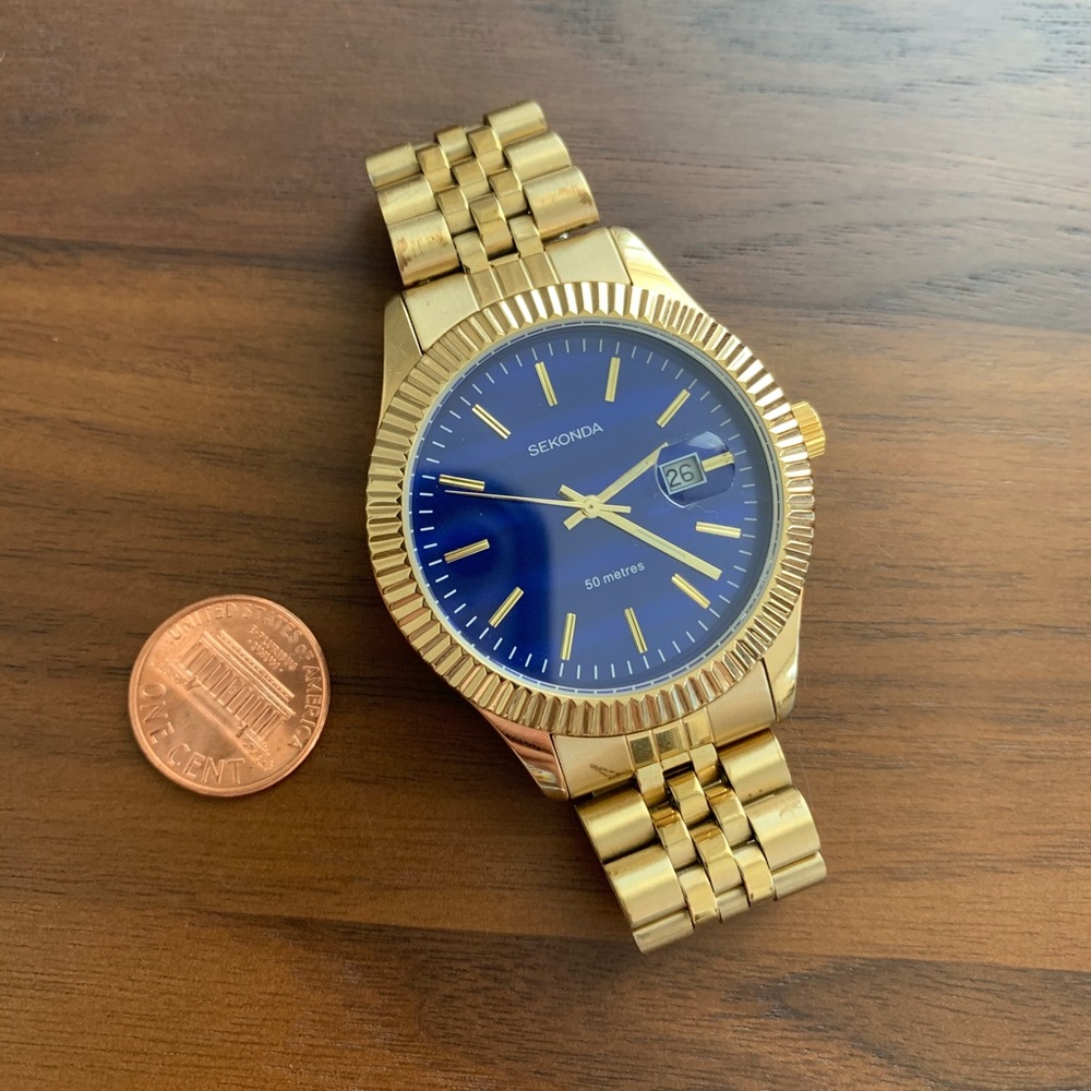 EUC ASOS Sekonda Gold Bracelet Watch